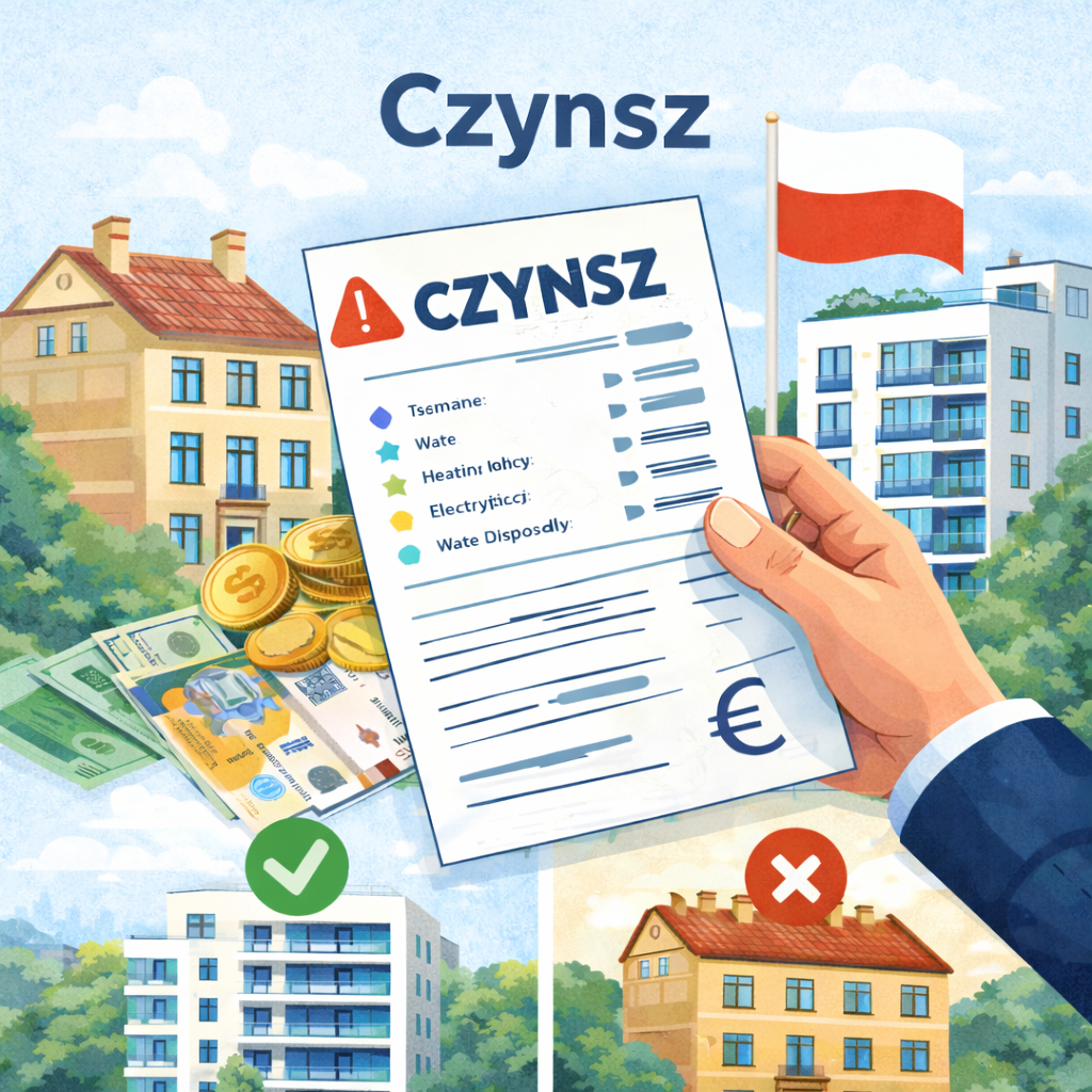 Czynsz в Польше — визуальное сравнение коммунальных платежей в старых и новых жилых домах, счёт за содержание квартиры и ежемесячные расходы на недвижимость