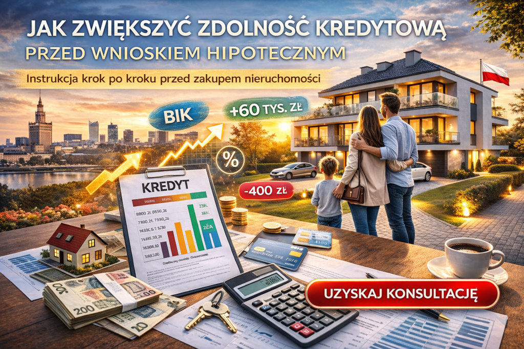 How to improve your creditworthiness in Poland before applying for a mortgage and getting approved by a bank