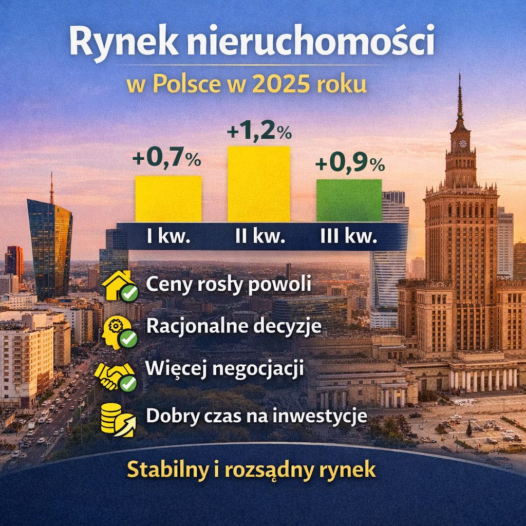 Рынок недвижимости в Польше 2025 — рост цен по кварталам, анализ рынка жилья, Варшава