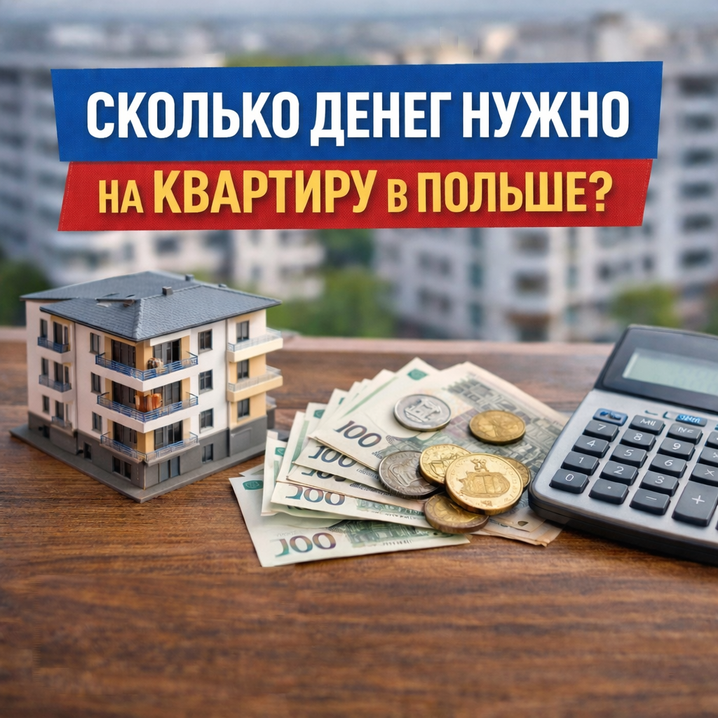 Сколько нужно денег чтобы купить квартиру в Польше — реальные расходы 2026 наличные и ипотека