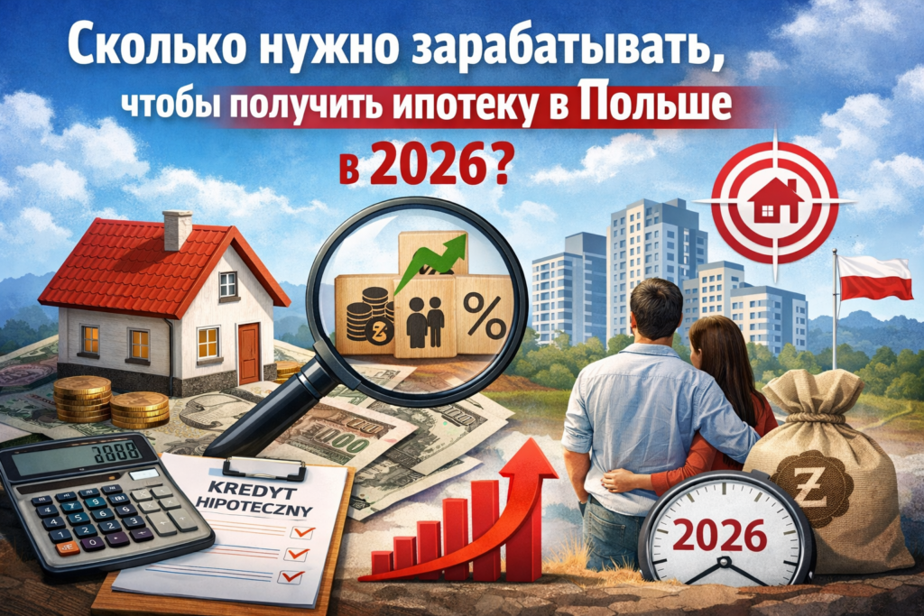 How much do you need to earn to get a mortgage in Poland in 2026?