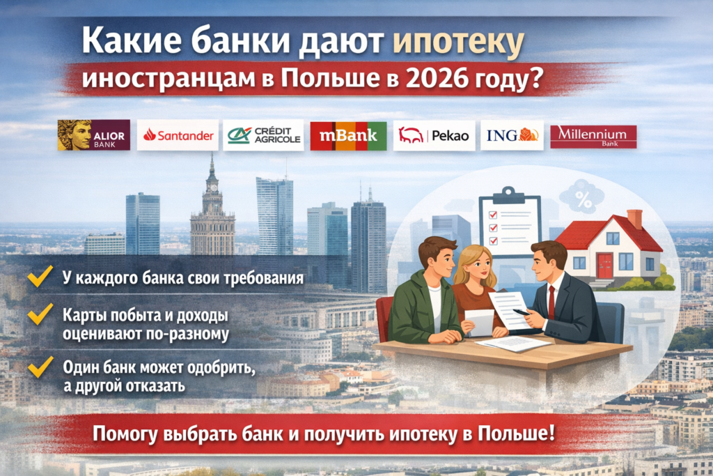 Which banks offer mortgages to foreigners in Poland in 2026?