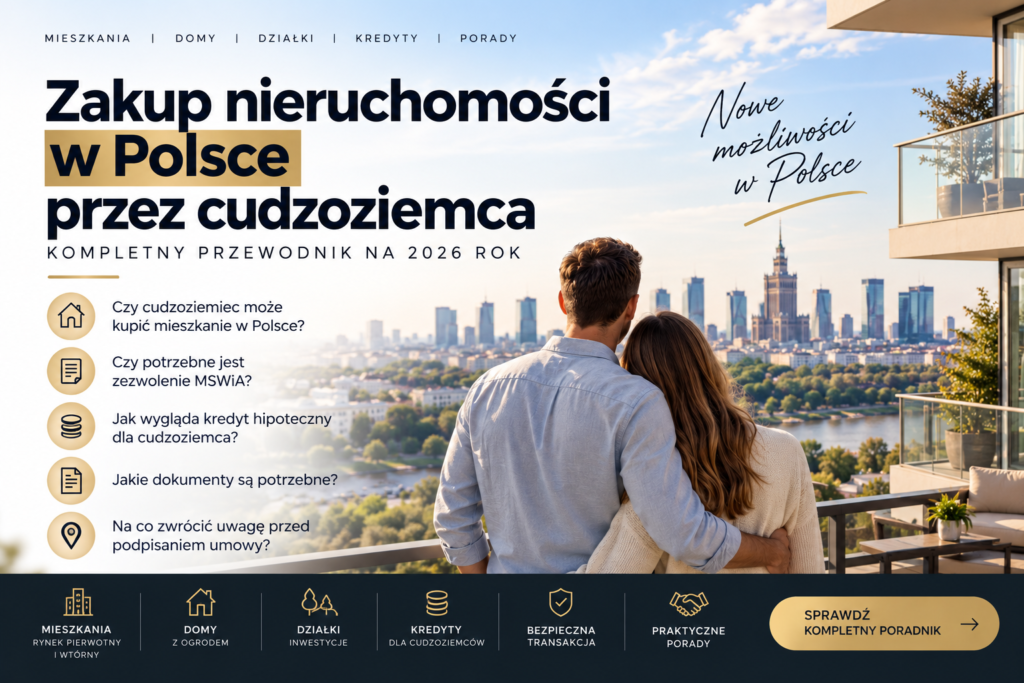 Покупка недвижимости в Польше иностранцем в 2026 году